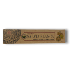 GOLOKA White Sage بخور المريمية البيضاء العضوية - بخور ماسالا الطبيعي - 1 صندوق 15 جرام