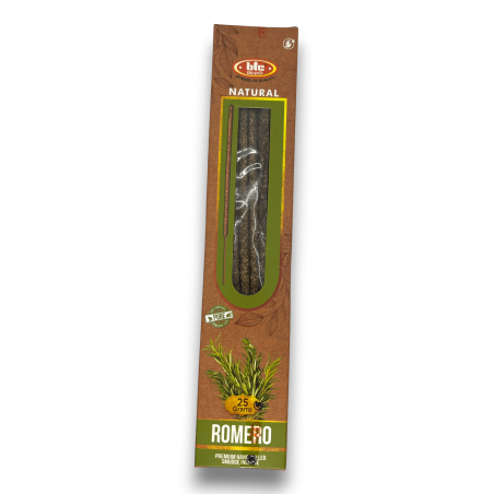 Incenso Natural de Alecrim Orgânico BIC - Caixa de 25 gramas