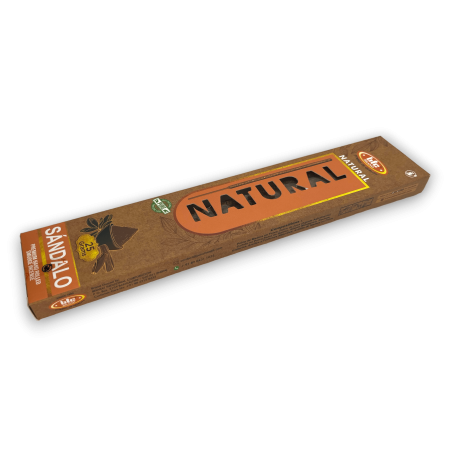 Incenso Natural Orgânico de Sândalo BIC - Caixa de 25 gramas
