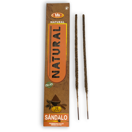 Incienso Sándalo Orgánico BIC Natural - Cajita de 25 gramos