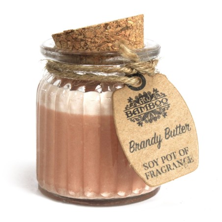 Vela de Cera de Soja Tarro - Mantequilla Brandy  - 1