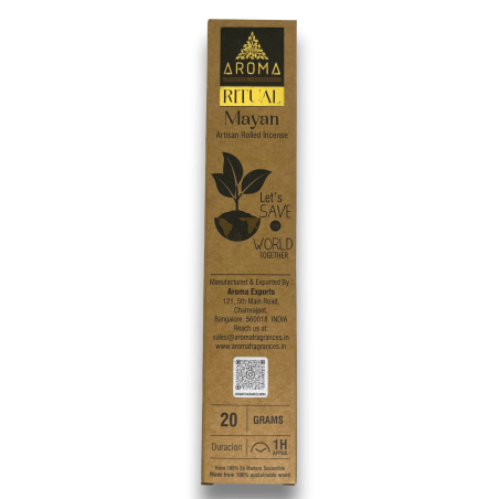 Mayan Ritual Incense AROMA Mayan Ritual - 20 gram box with inspiring message