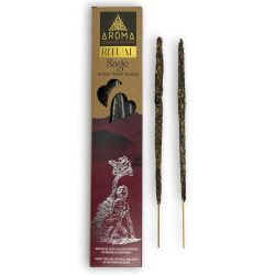 セージ リチュアル インセンスAROMA Ritual Sage - 感動的なメッセージ付き 20 グラム ボックス