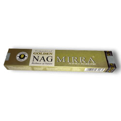 ミルラ香GOLDEN NAGミルラビジェイシュリーフレグランス - 15grの1箱。