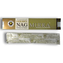 Incenso alla mirra GOLDEN NAG Fragranza alla mirra Vijayshree - 1 Scatola da 15gr.
