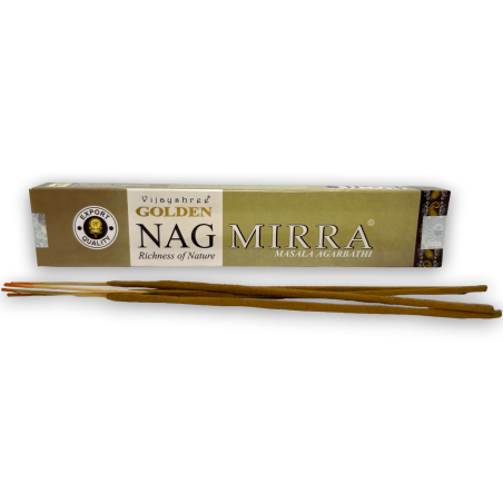 Mirre Wierook GOLDEN NAG Mirre Vijayshree Geur - 1 Doos van 15gr.