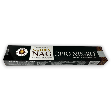 Black Opium Weihrauch GOLDEN NAG Black Opium Vijayshree Duft - 1 Packung mit 15gr.