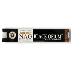 Kadzidło z czarnego opium GOLDEN NAG Zapach czarnego opium Vijayshree - 1 pudełko 15gr.