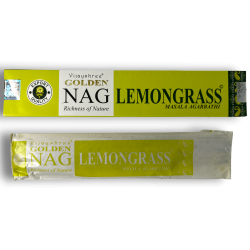 Citrongräs Rökelse GOLDEN NAG Citrongräs Vijayshree Doft - 1 ask med 15gr.