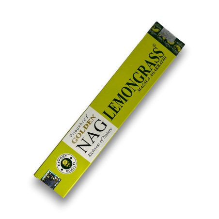 Incenso alla citronella GOLDEN NAG Fragranza Vijayshree alla citronella - 1 Scatola da 15gr.