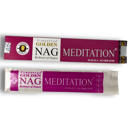 GOLDEN NAG Incenso da meditazione Fragranza Vijayshree - 1 Scatola da 15gr.