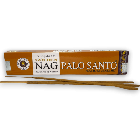 Palo Santo Rökelse GOLDEN NAG Palo Santo Vijayshree Doft - 1 ask med 15gr.
