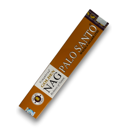 Encens Pal Sant GOLDEN NAG Pal Sant Vijayshree Fragance - 1 Cajetilla de 15gr.