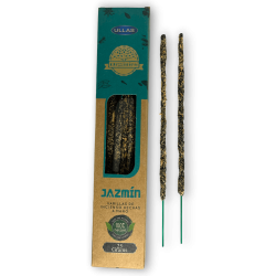 Incienso Ullas de Jazmin - ULLAS - Hecho a mano - 25gr - Hecho en India - 100% Natural - ULLAS Incienso Orgánico