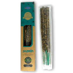 Encens Ulles de Gessamí - ULLAS - Fet a mà - 25gr - Fet a Índia - 100% Natural - ULLAS Encens Orgànic