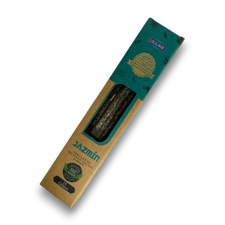 Jasmine Incense - ULLAS - Handmade - 25g - Made in India - 100% Natural - ULLAS Organic Incense