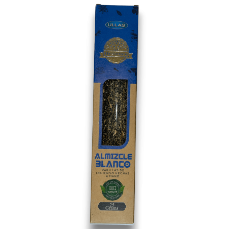 Ullas White Musk Cense - White Musk - Handgjord - 25gr - Tillverkad i Indien - 100% Naturlig - ULLAS Organic Cense