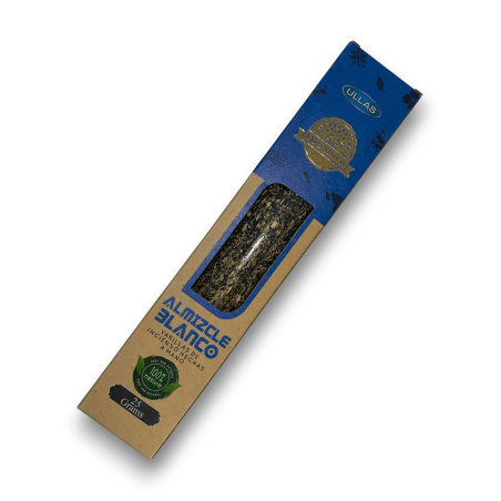 Encens Ulles d'Almizcle Blanco - White Musk - Fet a mà - 25gr - Fet a Índia - 100% Natural - ULLAS Encens Orgànic