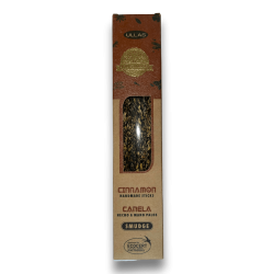 Incienso Ullas de Canela - Cinnamon - Hecho a mano - 25gr - Hecho en India - 100% Natural - ULLAS Incienso Orgánico