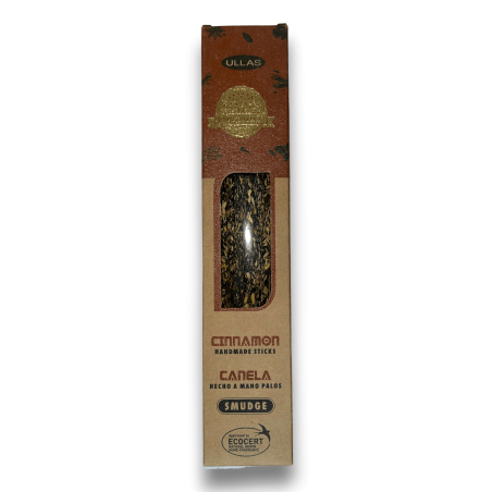 Cinnamon Ullas Incense - Cinnamon - Handmade - 25gr - Made in India - 100% Natural - ULLAS Organic Incense