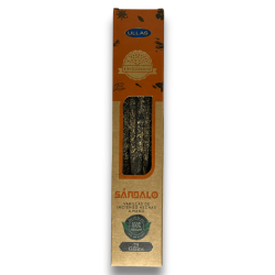Ullas Sandelhout Wierook - Sandelhout - Handgemaakt - 25gr - Gemaakt in India - 100% natuurlijk - ULLAS biologische wierook