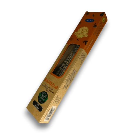 Tămâie din lemn de santal Ullas - Lemn de santal - Lucru manual - 25gr - Fabricat în India - 100% natural - Tămâie organică ULLA