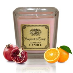 Vela de Cera de Soja - Granada y naranja  - 3