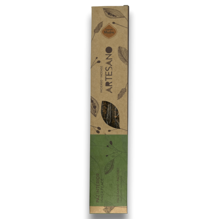 Encens Palo Santo et Sainte Mère Patchouli - Paix Intérieure - 5 barres bio - Encens Artisanal