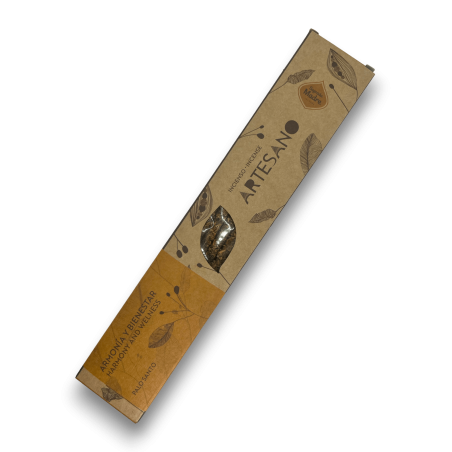 Palo Santo Sagrada Madre Incense - Harmony and Well-being - 5 organic bars - Artisan Incense