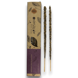Incienso Palo Santo y Lavanda Sagrada Madre - Armonía y Relajación - 5 barritas orgánicas - Incienso Artesano