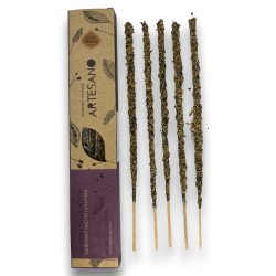 Heliga Moder Palo Santo och Lavendel Rökelse - Harmoni och avkoppling - 5 ekologiska pinnar - Hantverksrökelse