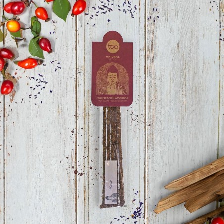 Incienso Palo Santo, Rosa de Mosqueta y Jazmín TAO Combinado - Purificación Amorosa