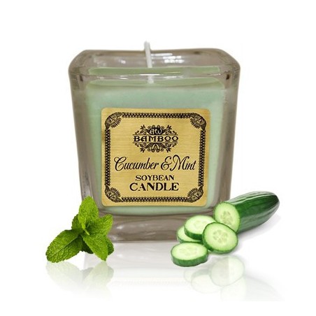 Vela de Cera de Soja - Pepino y menta  - 4