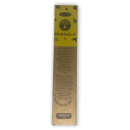 Encens Ulles de Ylang Ylang - Fet a mà - 25gr - Fet a Índia - 100% Natural - ULLAS Encens Orgànic