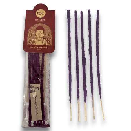 TAO Natural Pink Incense Loving Energy - 5 bețișoare groase