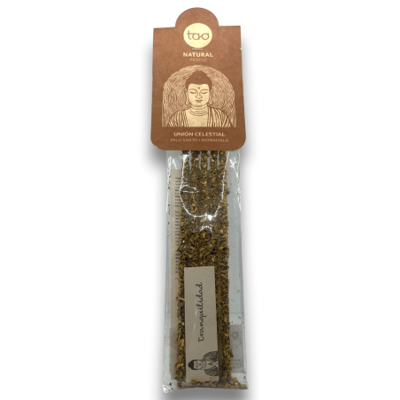 Encens Palo Santo et Ratnamala TAO Natural Celestial Union - 5 bâtonnets épais