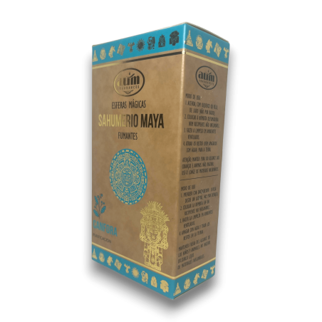 Bombe Defumantanti Maya Canfora Canfora AUM FRAGRANCES - Sfere Magiche Sahumerio Maya 8 Bombe d'Incenso Purificanti