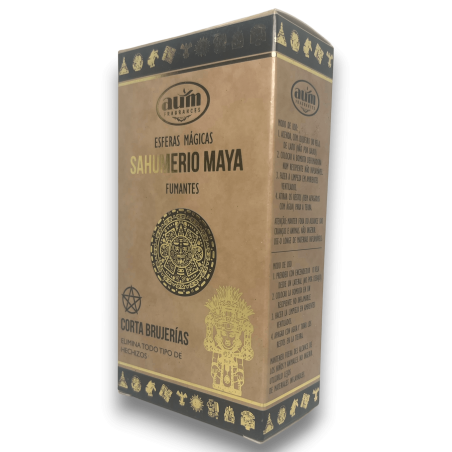 Mayan Smoking Bombs Witchcraft Cutter AUM FRAGRANCES - Magic Spheres Sahumerio 8 Bombes d’élimination de sorts