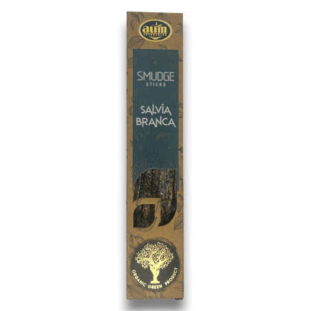 Biologische Witte Salie Wierook AUM Geuren Smudge Sticks - 25gr.
