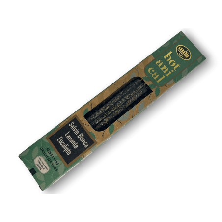 Incenso Orgânico Sálvia Branca, Lavanda e Eucalipto Fragrâncias AUM Botânicas - 25gr.