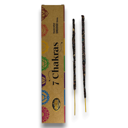 Encens Bio 7 Chakras AUM Fragrances Smudge Sticks - 25gr.