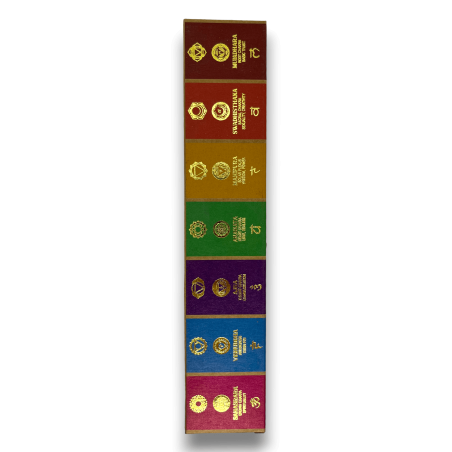 Encens Bio 7 Chakras AUM Fragrances Smudge Sticks - 25gr.