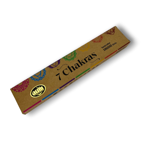 Encens Bio 7 Chakras AUM Fragrances Smudge Sticks - 25gr.