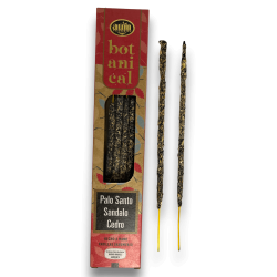 Incenso Orgânico Palo Santo, Sândalo e Cedro...