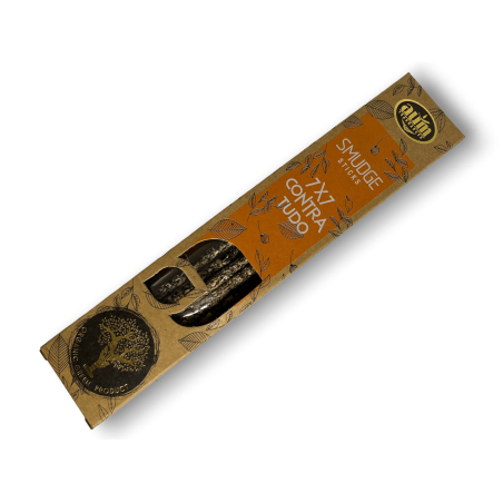 Organic Incense 7X7 Against All AUM Fragrances Smudge Sticks - 25gr.