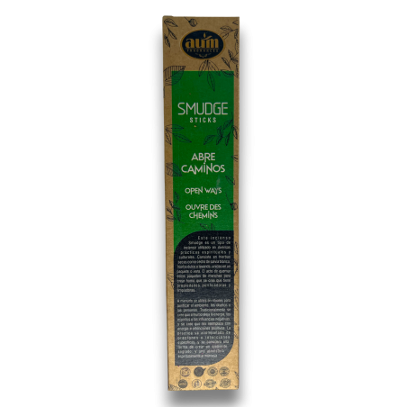 L’encens bio ouvre des chemins AUM Fragrances Smudge Sticks - 25gr.