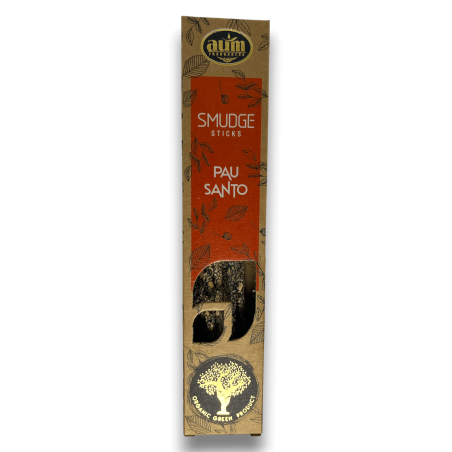 Tămâie organică Palo Santo AUM Fragrances Smudge Sticks - 25gr.