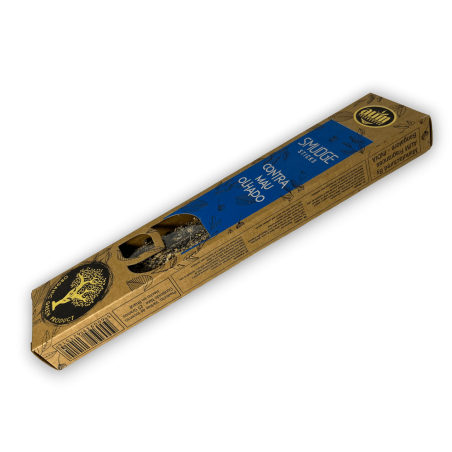 Incenso Orgânico Contra o Mau-Olhado Fragrâncias AUM Bastões para Manchas - 25gr.