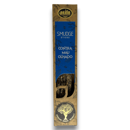 Tămâie organică împotriva ochiului rău AUM Fragrances Smudge Sticks - 25gr.