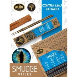 Biologische wierook tegen het boze oog AUM geuren smudge sticks - 25gr.